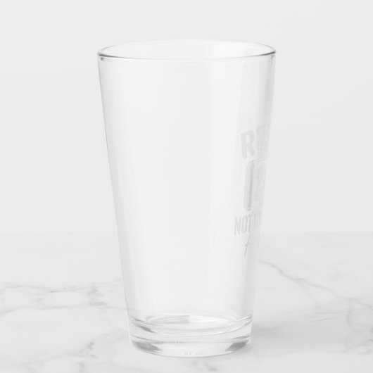 Gepensioneerd 2025 niet meer mijn probleem glas (Rechts)