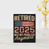 Gepensioneerd 2025 niet meer mijn probleem met US Kaart (Gele Bloem)