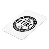 Gepensioneerd 2025 Niet meer mijn probleem - Pensi Magneet (Linkerzijde)