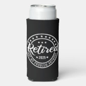 Gepensioneerd 2025 niet meer mijn probleem seltzer blikjeskoeler (Seltzer Achterkant)