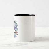 Gepensioneerd 2025 niet meer mijn probleem tweekleurige koffiemok (Center)