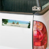 Gepensioneerd - Aaah...Pensioen Bumpersticker (Op Truck)