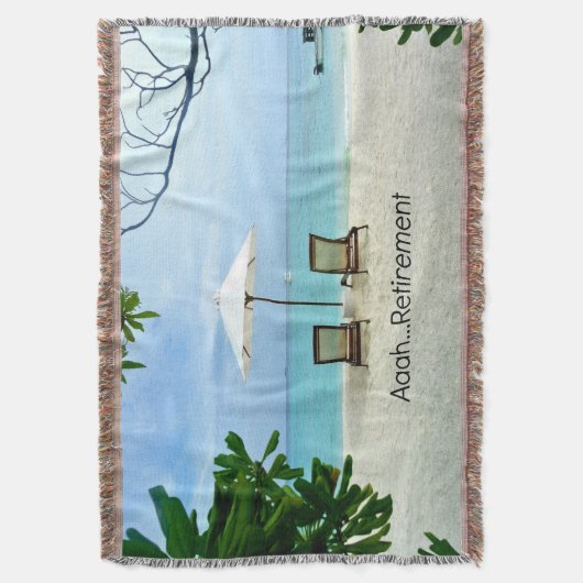 Gepensioneerd - Aaah...Pensioen Deken (Voorkant Verticaal)