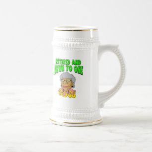 Gepensioneerd aan één kamer (2) bierpul