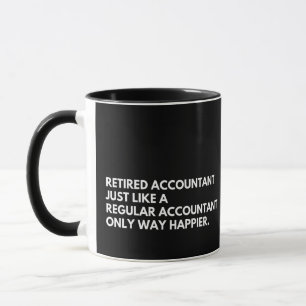 Gepensioneerd Accountant Funny Pensioen Mok