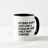 Gepensioneerd accountant Funny pensionering Mok (Voorkant rechts)