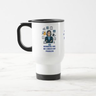 Gepensioneerd Accountant lMug Grappig Cadeau voor  Reisbeker