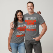 Gepensioneerd agrarisch leraar Funny Retirement T-shirt (Unisex)