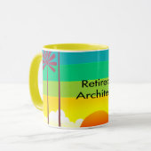 Gepensioneerd architect mok (Voorkant links)
