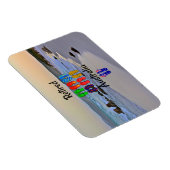 Gepensioneerd-Australië, kleurrijke teenslippers, Magneet (Rechterzijde)