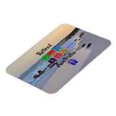 Gepensioneerd-Australië, kleurrijke teenslippers, Magneet (Linkerzijde)