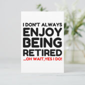 Gepensioneerd Bedankkaart (Staand voorkant)