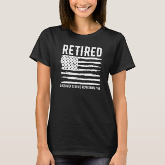 Gepensioneerd beroep klantenbegeleider t-shirt