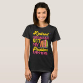 Gepensioneerd Bibliotheekassistent van Librarian P T-shirt (Voorkant volledig)