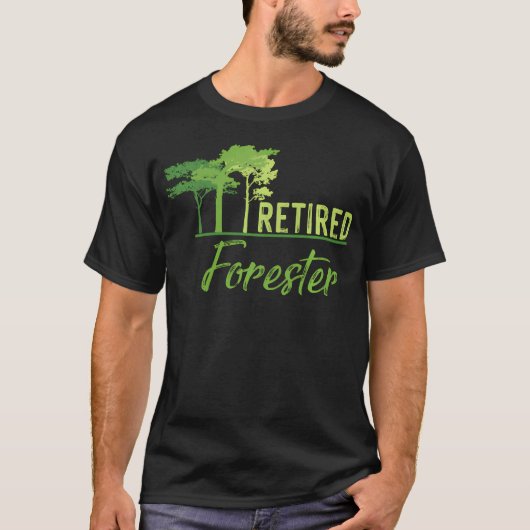 Gepensioneerd boswachter T-shirt (Voorkant)