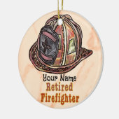 Gepensioneerd brandweerkeramisch Ornament (Links)