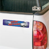 gepensioneerd bumpersticker (Op Truck)