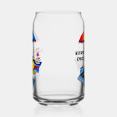 Gepensioneerd chick, ooit zo Schattige, Blikvorm Glas (Links)