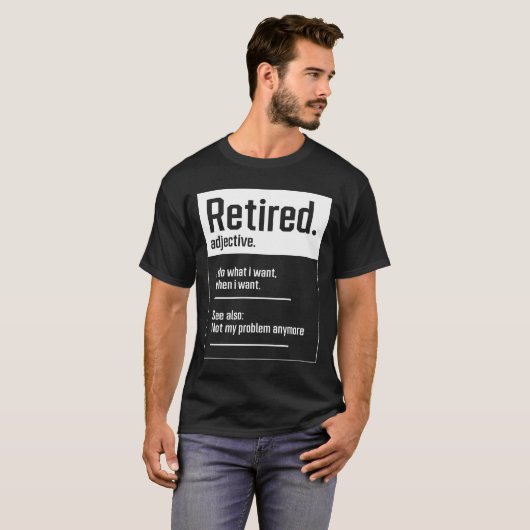 Gepensioneerd. definitie-Funny Retirement - Perfec T-shirt (Voorkant volledig)