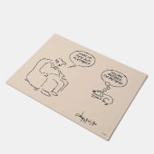 Gepensioneerd Deurmat (Schuin)