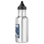 Gepensioneerd Dit is mijn nieuwe baan skiën Waterfles (Rechts)