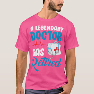 Gepensioneerd Doctor Retirement Shirt voor het aft
