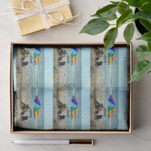 Gepensioneerd—Elke dag is zaterdag. Gongvisserij Tissuepapier (Geschenk)