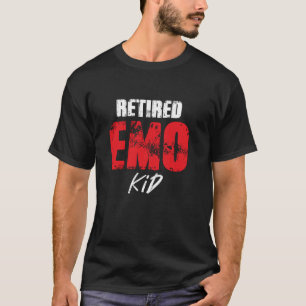Gepensioneerd Emo Kind Quote Alternatieve Band Emo T-shirt