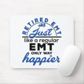 Gepensioneerd EMT EMS Paramedic Retirement Funny G Muismat (Met muis)