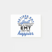 Gepensioneerd EMT EMS Paramedic Retirement Funny G Post-it® Notes (Voorkant)