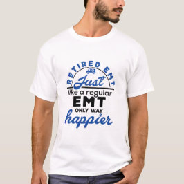 Gepensioneerd EMT EMS Paramedic Retirement Funny G T-shirt