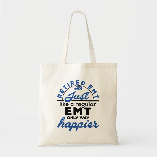 Gepensioneerd EMT, net als een gewone EMT, alleen Tote Bag (Voorkant)