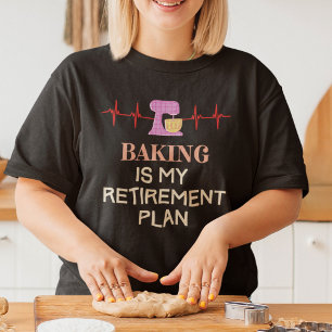 Gepensioneerd en bakken t-shirt