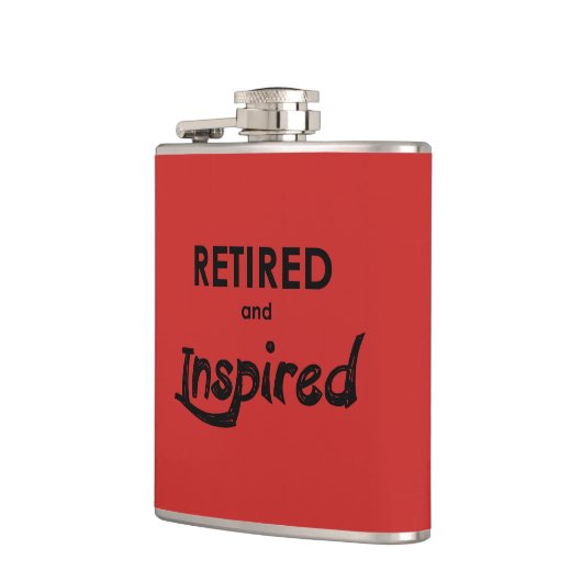 Gepensioneerd en geïnspireerd heupfles (Links)