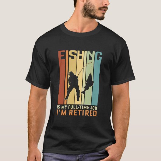 Gepensioneerd en Gevist T-shirt (Voorkant)