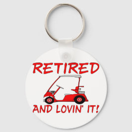 Gepensioneerd en het liefdevol sleutelhanger