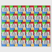 Gepensioneerd en klaar om te reizen, Funny Retirem Cadeaupapier (Vlak)