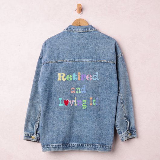 Gepensioneerd en liefdevol! denim jacket (Hangar)