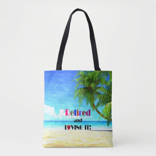 Gepensioneerd en liefdevol... het goede leven tote bag (Voorkant)
