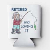 Gepensioneerd en liefhebbend blikjeskoeler (Achterkant)