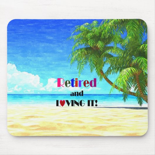 Gepensioneerd en liefhebbend muismat (Voorkant)