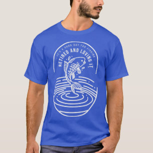 Gepensioneerd en liefhebbend t-shirt