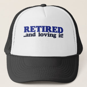 Gepensioneerd en liefhebbend trucker pet