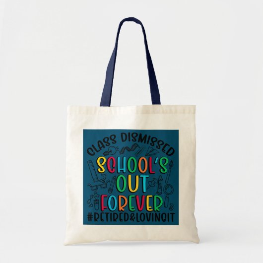 Gepensioneerd en liefhebbend van het pensioen van  tote bag (Voorkant)