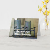 Gepensioneerd en nog steeds Rocking, Kaart (Gele Bloem)