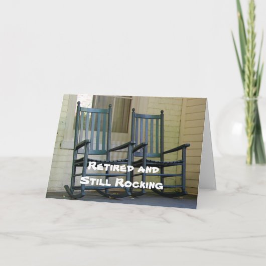 Gepensioneerd en nog steeds Rocking, Kaart (Voorkant)