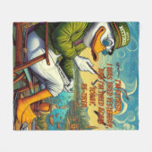 Gepensioneerd en ontspannen fleece deken (Voorkant (Horizontaal))