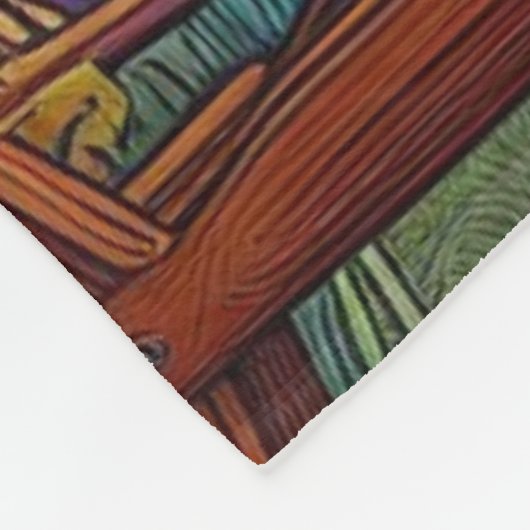 Gepensioneerd en ontspannen fleece deken (Hoek)