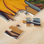 Gepensioneerd en ontspannen legpuzzel (Zijkant)