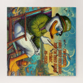 Gepensioneerd en ontspannen legpuzzel (Horizontaal)